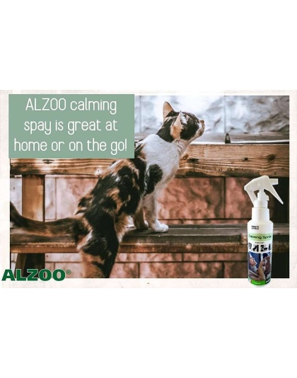 ALZOO Plant-Based Calming Spray Cat - 3.4 fl. Oz