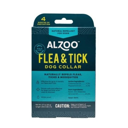 ALZOO Plant-Based Flea & Tick Collar Small Dog - Small