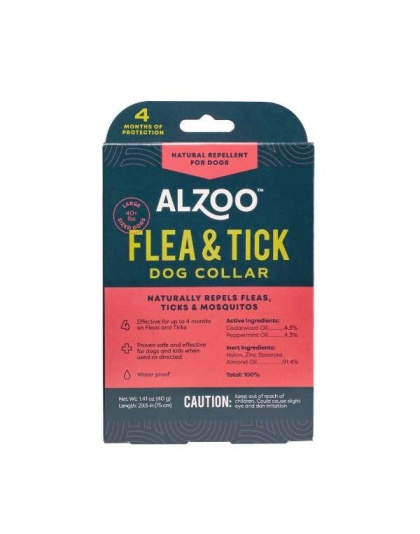 ALZOO Plant-Based Flea & Tick Collar Large Dog - Large