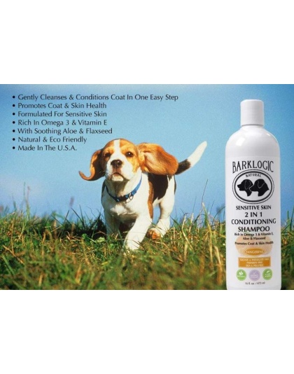 Tangerine - BarkLogic Sensitive Skin 2 in 1 Conditioning Shampoo