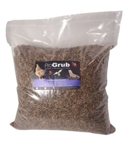 Dried Black Soldier Fly Larvae - 10lbs