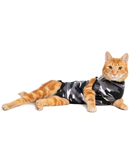 BLACK CAMO - SUITICAL Cat Recovery Suits - 3XS