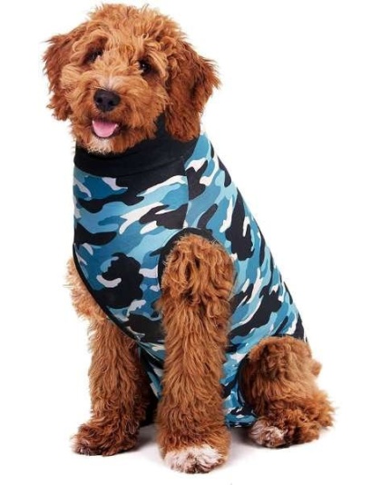 PINK CAMO - Suitical Dog Recovery Suits - MED