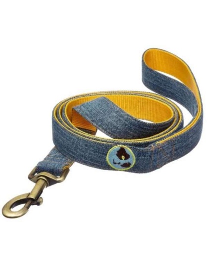 Indigo - Authentic Denim Dog Leash - One Size