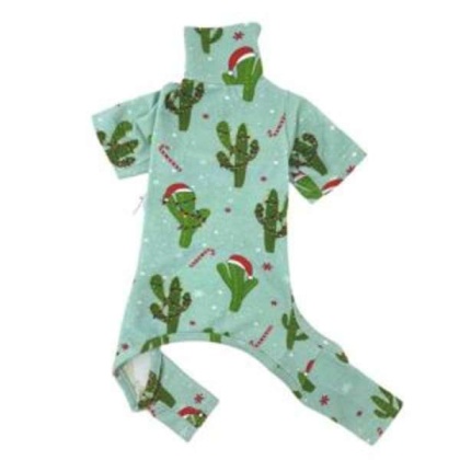 Multi - Christmas Cactus PJ - Medium