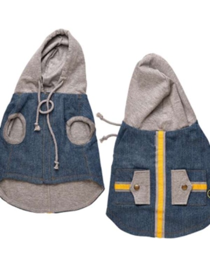 Indigo - Denim Hoodie Vest - Large