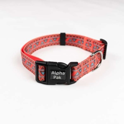 Natchez Pattern Dog Collar - Extra Large 1in wide by 20