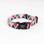 Shenandoah Pattern Dog Collar - Large 1in wide by 14