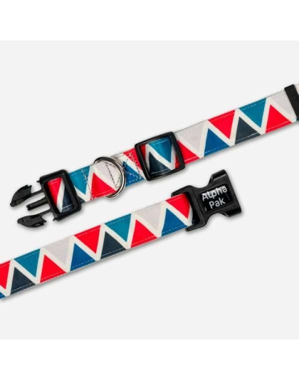 Shenandoah Pattern Dog Collar - Large 1in wide by 14