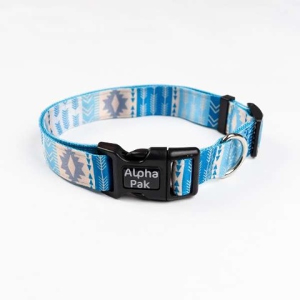 Zion Pattern Dog Collar - Small 5/8in wide by 8