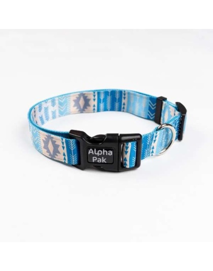 Zion Pattern Dog Collar - Small 5/8in wide by 8