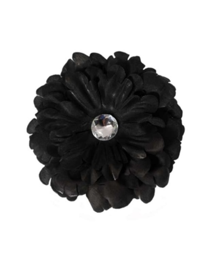 Black - FL2001 | Pearl Rose Dog Pet Bow|Pets Ribbons