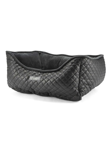 BLACK - NANDOG Prive Collection Quilted Vegan Leather