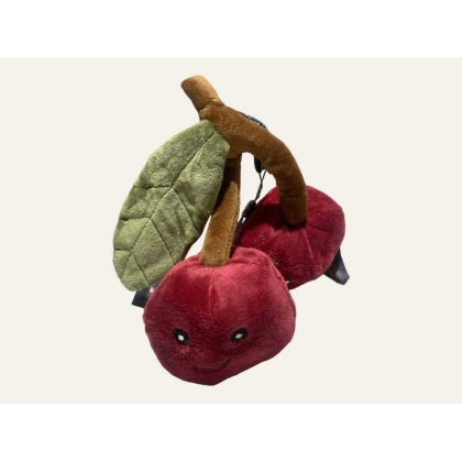 NANDOG My BFF Small Cherry Plush Dog Toy