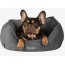 DARK GRAY - NANDOG Reversible Micro-Plush Fabric Pet Bed