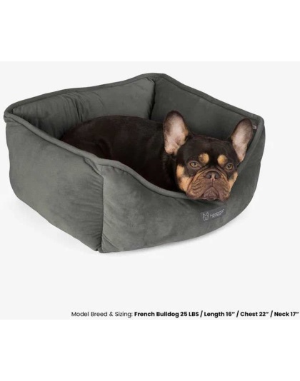 DARK GRAY - NANDOG Reversible Micro-Plush Fabric Pet Bed