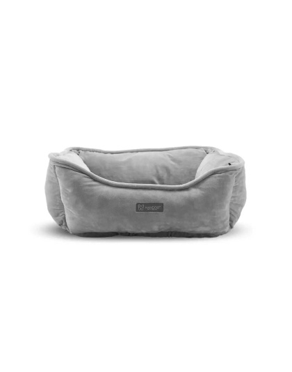 LIGHT GRAY - NANDOG Reversible Micro-Plush Fabric Pet Bed