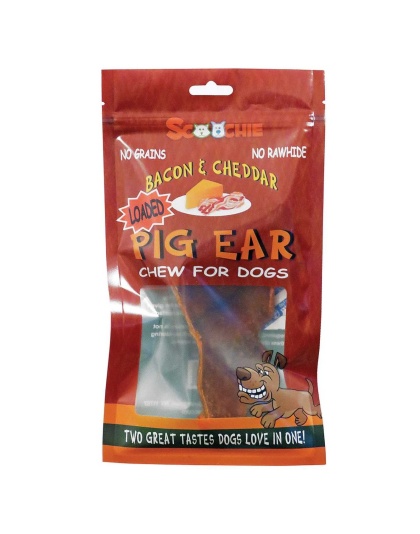 SCP Bacon Cheddar Loaded Pig Ear 1pk