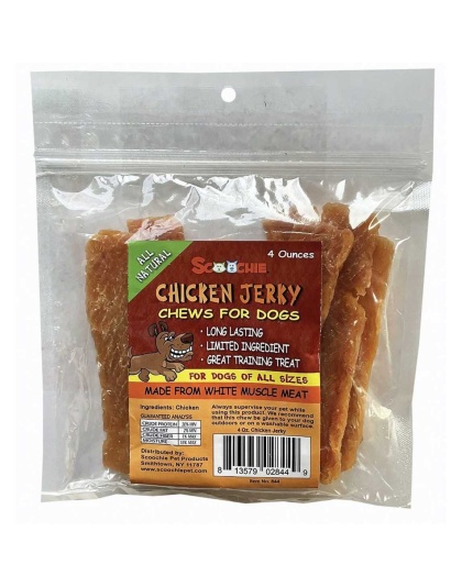 SCP Chicken Jerky 4oz bag