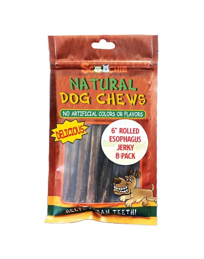 SCP Rolled Esophagus Jerky 6in 8pk