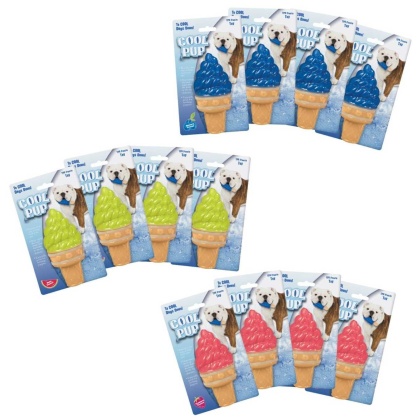 Cool Pup Toy Large Ice Cream Cone 12Pk