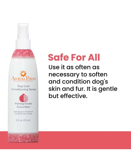 4.5 Oz. Dog Coat Spray Pomegranate Cucumber