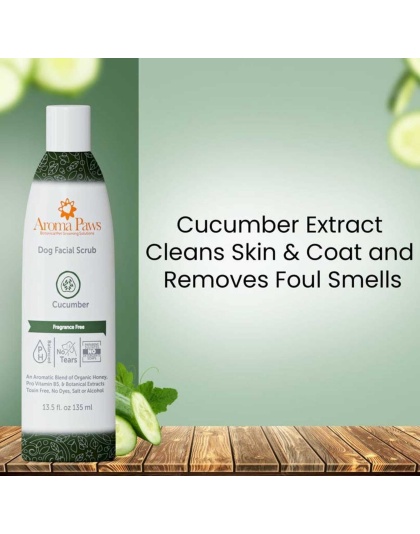 13.5 Oz. Organic Cucumber & Aloe Facial Scrub