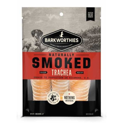 Barkworthies Smoked 6" Trachea 3pk