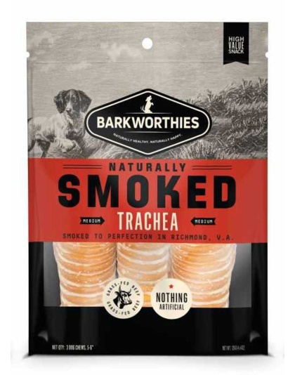 Barkworthies Smoked 6" Trachea 3pk