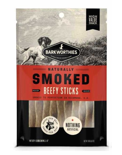 Barkworthies Smoked Beef Stick 15pk