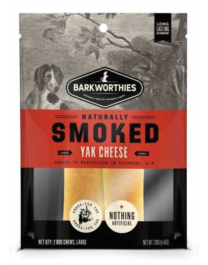 Barkworthies Smoked Yak Cheese - Large 2pk