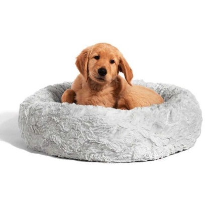 Grey - Best Friends by Sheri Lux Donut Dog Bed  - 23x23