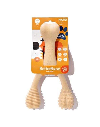 Betterbone Hard Beef Dog Chew Toy  - Large