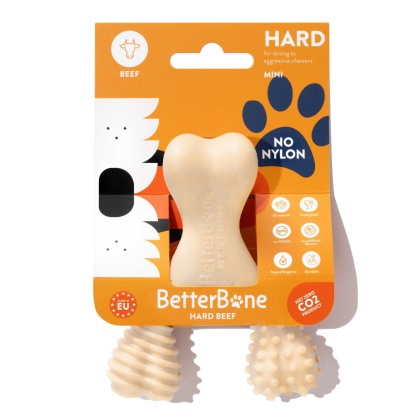 Betterbone Hard Beef Dog Chew Toy  - Mini