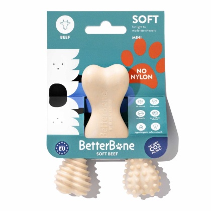 Betterbone Soft Beef Dog Chew Toy  - Mini