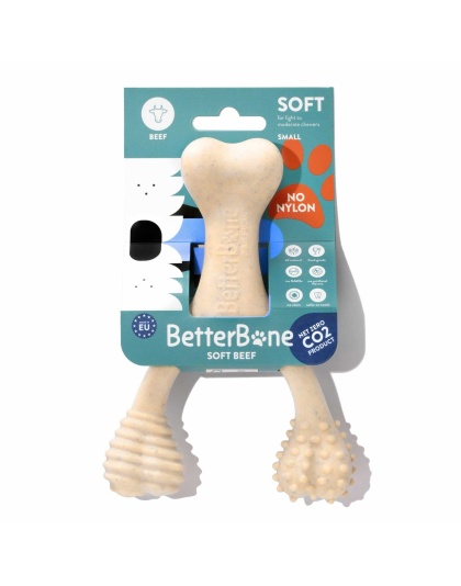 Betterbone Soft Beef Dog Chew Toy  - Small