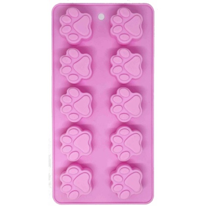 Dogtastic Jelly Shots Silicone Mold Paw Shape 8.5"