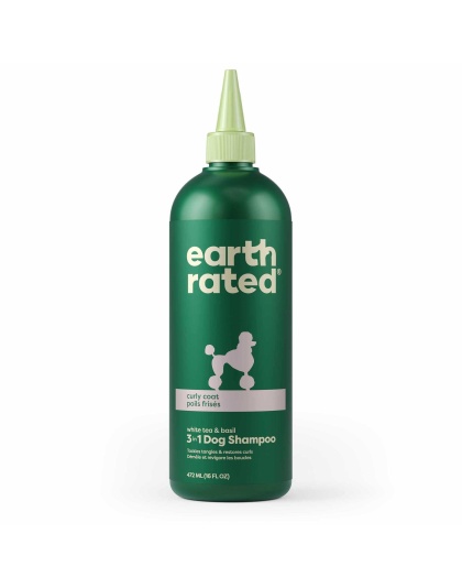 Earth Rated 3 in 1 Dog Shampoo Curly Coat 16oz