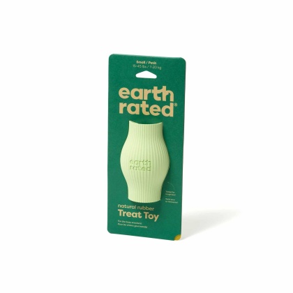 Green - Earth Rated Rubber Treat Dispenser Dog Toy - Small