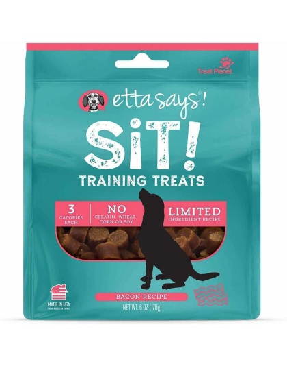 Etta Says! Sit! Dog Training Treats Bacon Recipe 6oz