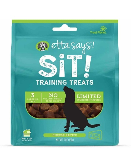 Etta Says! Sit! Dog Training Treats Cheese Recipe 6oz