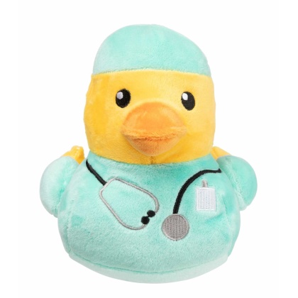 FuzzYard Ducktor Plush Dog Toy