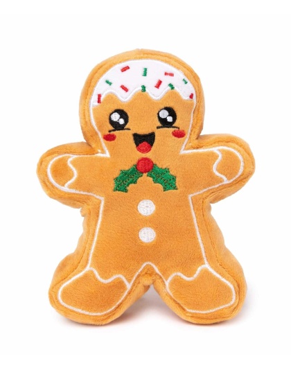 FuzzYard Fred The Gingerbread Plush Dog Toy  - L