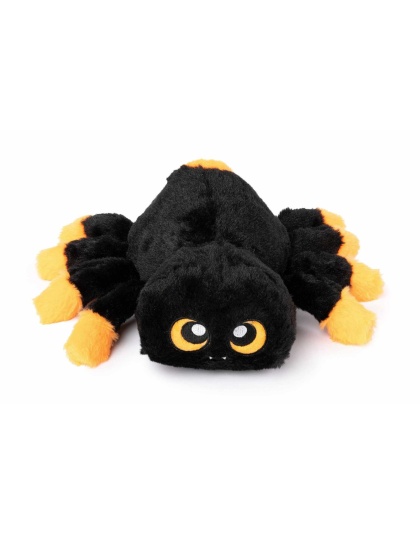 Black - FuzzYard Webster The Spider Plush Dog Toy  - S