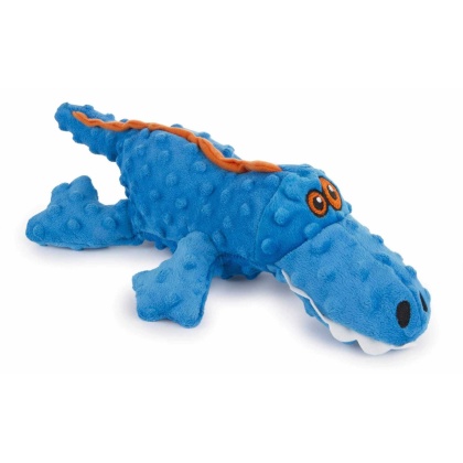 goDog Gators Squeaky Plush Dog Toy Large