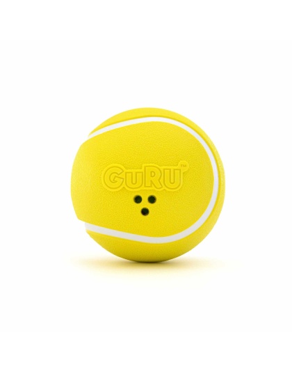 GURU Pet Company Giggling Tennis Ball Dog Fetch Toy Large