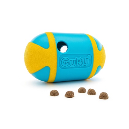 GURU Pet Company Rock 'N Treat Interactive Dog Toy Medium