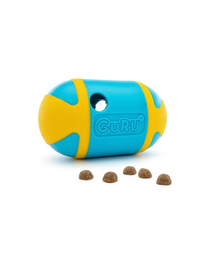 GURU Pet Company Rock 'N Treat Interactive Dog Toy Medium