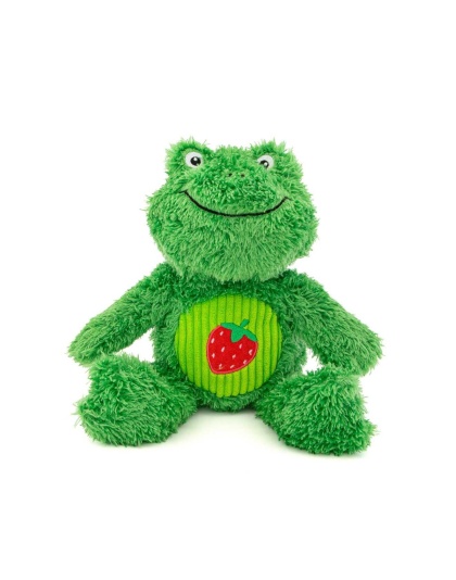 GURU Pet Company Soft Scents Frog Plush Dog Toy Medium