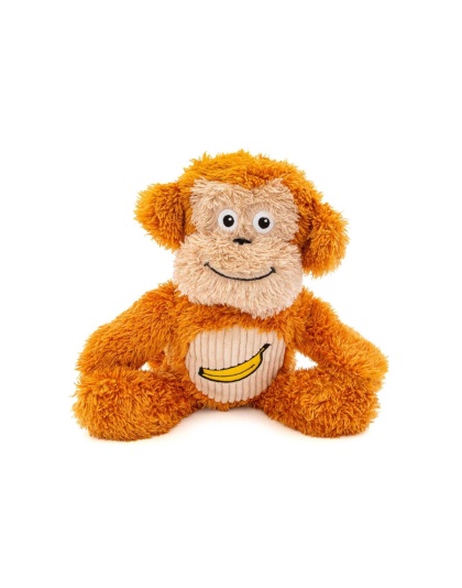 GURU Pet Company Soft Scents Monkey Plush Dog Toy Medium